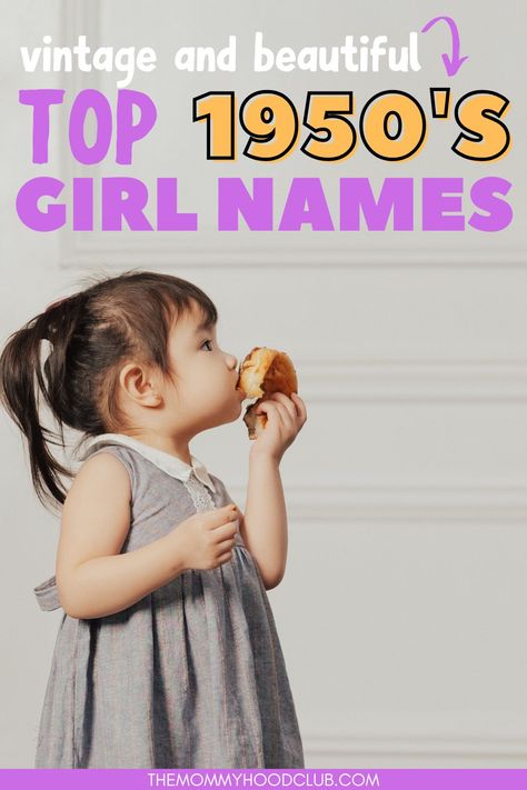 1950s Girl Names, 50s Names, 1950s Names, Double Girl Names, S Baby Girl Names, S Girl Names, Top Girls Names, Vintage Baby Girl Names, Victorian Names