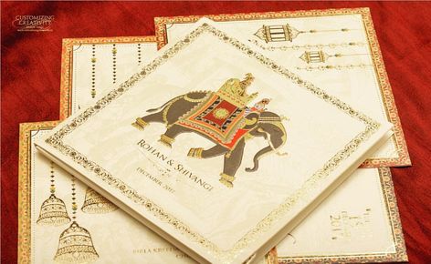 ⠀ The royal elephant - always a classic for your royal wedding!⠀ ⠀ #wedding #weddinginvite #invite #invitation #invites #weddinginvitations… Wedding Invitation Cards Indian, Postcard Invite, Designer Invitation, Invitation Creative, Hindu Wedding Invitation Cards, Simple Wedding Cards, Wedding Card Design Indian, Marriage Invitation Card, Indian Wedding Invitation Card Design