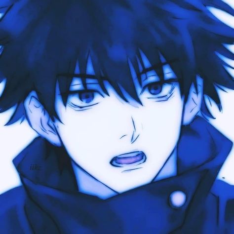 More pfps #animeart #fypp Black And Blue Anime Pfp, Blue Jjk Icon, Blue Aesthetic Icon Anime, Dark Blue Pfp Anime, Blue Aesthetic Anime Pfp, Blue Manga Pfp, Pfp Blue Aesthetic, Blue Icons Anime, Anime Pfp Blue