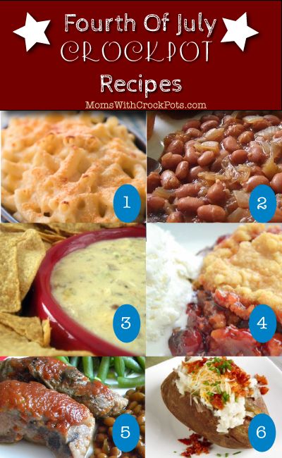 Don't heat the kitchen! Check out these Fourth of July Crock Pot Recipes! Dump Cake Crockpot, Cheese Dip Crock Pot, Crock Pot Food, Crock Pot Recipes, Fourth Of July Food, Crock Pot Slow Cooker, Crockpot Recipes Slow Cooker, The Fourth Of July, Recipe Roundup