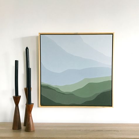 Acrylic on canvas. Minimal landscape. Geometric Landscape Painting, Minimal Landscape Painting, Minimalist Painting Ideas On Canvas, Minimal Painting Ideas, Minimal Acrylic Painting, Minimalist Painting Ideas, Minimal Canvas Art, Minimalist Art Painting, Minimalist Acrylic Painting