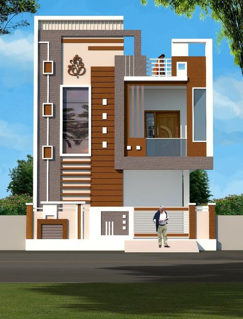 20 40 House Elevation, G 2 Front Elevation Design Latest, Home Front Elevation Design, Colour Building, Home Front Elevation, Front Building Design, Indian House Exterior Design, Exterior Color Combinations, House Front Elevation