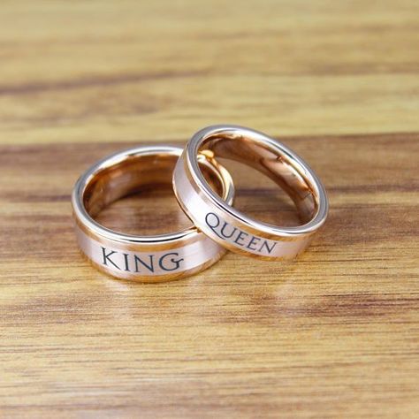 King and Queen Rings King ring Queen ring King Queen Ring King Queen bands King Queen Wedding Rings | Queen rings, King queen rings, King ring King And Queen Rings, King Queen Rings, Queen Wedding, Queen Rings, King Ring, Simple Love Quotes, Queen Band, King And Queen, Pretty Rings