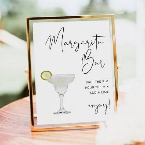 $11.65 | ADELLA Modern Minimalist Margarita Bar Sign | Bridal Shower Poster | drink sign, modern bridal shower, modern minimalist, minimal bridal shower, simple bridal shower, minimalist bridal shower, margarita bar, margarita sign, margarita bar sign, watercolor margarita Watercolor Margarita, Margarita Bar Sign, Margarita Sign, Bridal Shower Minimalist, Bridal Shower Simple, Know The Bride Game, Bridal Shower Modern, Minimalist Gift Ideas, Shower Minimalist