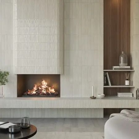 26960 1920s Home Interior, Scandinavian Fireplace, 70’s House, Art Deco Fireplace, Lounge Rooms, House Remodeling, Home Fireplace, Modern Fireplace, Fireplace Tile