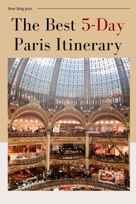 What to do in Paris for 5 days? Here is a detailed Paris 5 day itinerary including all the popular museums, gardens, parks, cafes, what to eat in Paris, and what to do in Paris for first-timers. Use this itinerary to help plan for your next week long Paris trip! One Week In Paris, Week In Paris Itinerary, 6 Days In Paris Itinerary, 5 Days In Paris Itinerary, Paris 5 Day Itinerary, Paris Itinerary Week, Paris Day Trips, Paris Checklist, A Week In Paris