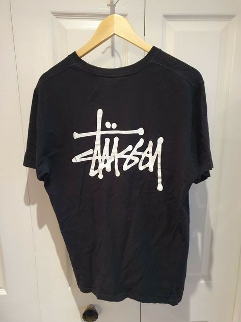 Stussy T Shirt, Vintage Stussy, 90s Tshirt, 90s Tees, 90s Streetwear, Classic Logo, Vintage Streetwear, Tee Design, Baby Tee