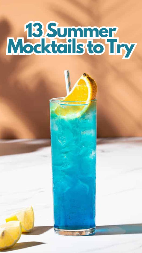 Summer Mocktails Best Summer Mocktail, Summer Mocktails Non Alcoholic, Non Alcoholic Drinks For Summer, Mocktails Non Alcoholic, Summer Mixed Drinks, Summer Mocktail Recipes, Summer Mocktail, Summer Mocktails, Designated Driver