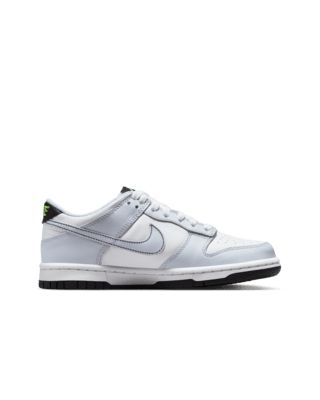 Designed for basketball but adopted by skaters, the Nike Dunk Low helped define sneaker culture. Now this mid-'80s icon is an easy score for your closet. With ankle padding and durable rubber traction, these are a slam dunk whether you're learning to skate or getting ready for school. Shown: White/Football Grey/Green Strike/Black Style: FB9109-107 Getting Ready For School, 80s Icons, Sneaker Culture, Ready For School, School Readiness, Slam Dunk, Nike Dunk Low, Grey Green, Dunk Low