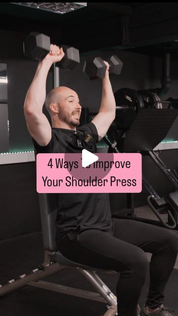 Louis Kennedy on Instagram: "Tone up your shoulders by improving your shoulder press in these 3 steps! 🔥  Drop me a comment below saying “sculpt&tone4” and I’ll send you my free 4 week workout programme packed full of exercises just like these.   And if you workout from home and have dumbbells and a bench drop me a comment saying “home workout” and I’ll send you my home workout guide 💪🏻" Workout Programme, Shoulder Press Workout, Instagram Tone, Workout From Home, 4 Week Workout, Week Workout, Shoulder Press, Tone Up, Home Workout