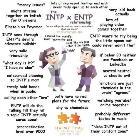 Mbti Comics, Intp Relationships, Tumblr Writing, Mbti Test, Intp Personality Type, Intp T, Couple Memes, Intp Personality, Mbti Relationships