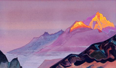 Nikolai Roerich, Nicholas Roerich, Legends And Myths, Digital Museum, The Himalayas, Portrait Art, Landscape Art, Painting & Drawing, Sale Poster