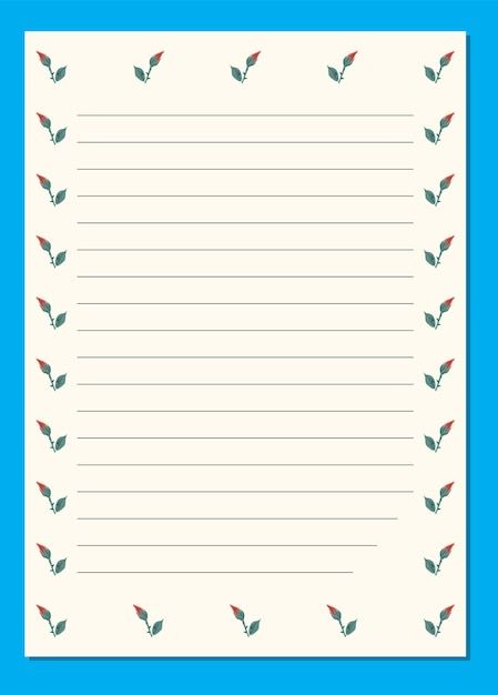 Vector empty writing sheets with line pa... | Premium Vector #Freepik #vector #blank #notebook #document #page Writing Lines Template, Blank Pages For Writing, A4 Size Paper Border Design Simple Line, Blank Page Backgrounds Writing Papers, Notebook Lines Printable, Words In Different Languages, Free Paper Printables, Writing Sheets, Whatsapp Profile