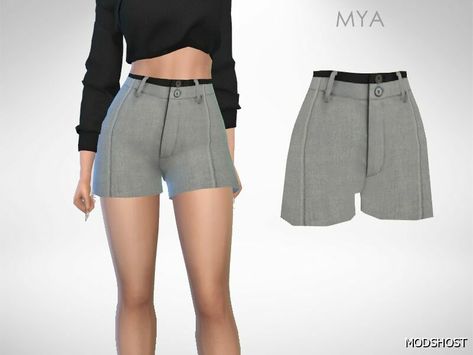 Download MYA Shorts for Sims 4 at ModsHost NOW! Classy shorts for female sims Type: Bottoms Recoloring not allowed #sims4cc #sims #bottoms #elder #clothing #gaming Sims Cc Shorts, Sims 4 Shorts Cc, Sims Bottoms, Classy Shorts, Female Sims, Cc Clothes, Sims 4 House Plans, Cc Sims, Family Christmas Pajamas