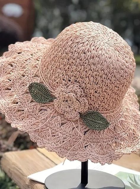 Protecting Yourself, Elegant Crochet, Trendy Crochet, Trendy Flowers, Sun Hats For Women, Travel Beach, Beach Hat, Elegant Accessories, Summer Travel