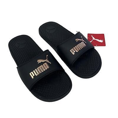 Puma Women’s Cool Cat Sandals Size 10 Black Rose Gold Slipper  | eBay Puma Slippers Women, Puma Slippers, Gold Slippers, Puma Women, Black Rose, Cool Cats, Womens Slippers, Women's Shoes Sandals, Shoes Sandals