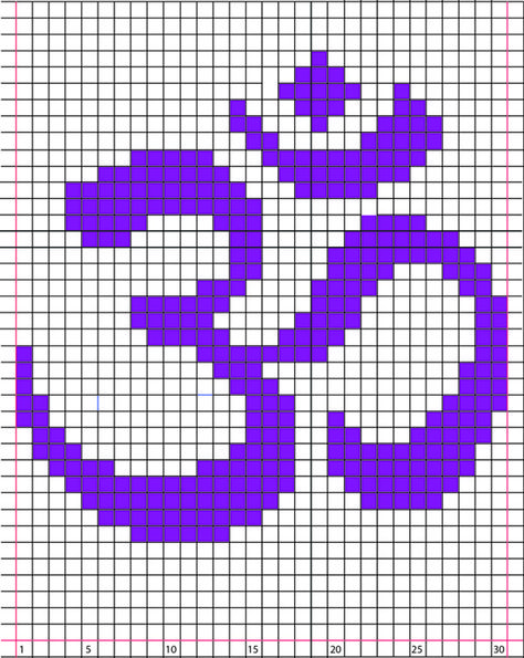 Om Cross Stitch Pattern, Yoga Socks Knitting Pattern, Cross Stitch Quotes, Images Design, Chart Pattern, Pixel Crochet, Tapestry Crochet Patterns, Pola Kristik, Crochet Quilt