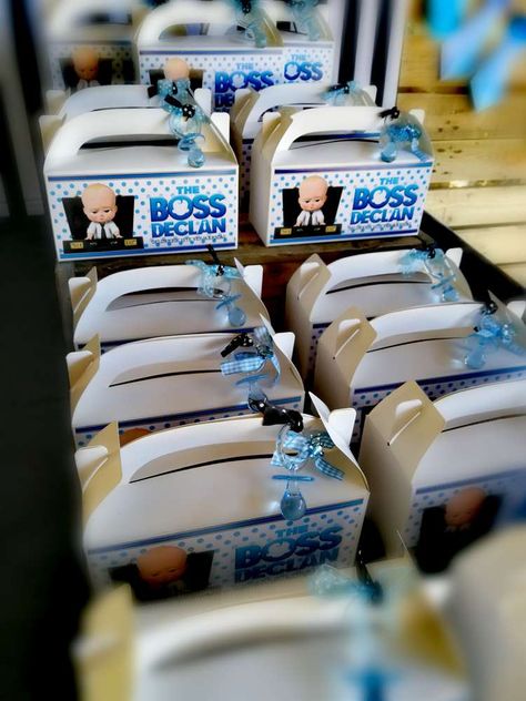 Boss Baby Candy Bags, Boss Baby Table Decorations, Boss Baby Party Favors, Baby Birthday Party Ideas, Boss Baby Birthday Party, Baby Party Favors, Baby Gift Bag, 1st Birthday Favors