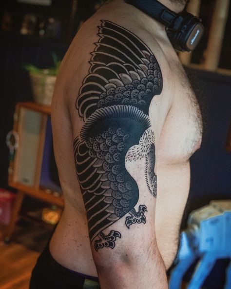 Andean Condor Tattoo, Condor Tattoo, Andean Condor, Blackwork Tattoo, Dark Art, Blackwork, I Tattoo, Tattoos