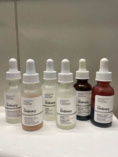 Skin Care Routine By Andrea Ordinary Serums, Ordinary Serum, The Ordinary Serum, The Ordinary Skincare, Facial Skin Care Routine, Pretty Skin Care, Best Skincare Products, Skin Care Items, Pretty Skin