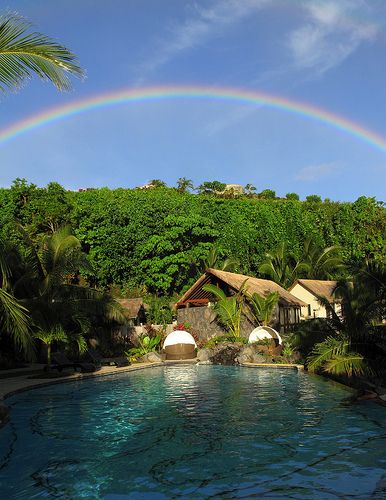 Samoa Rainbow | Flickr - Photo Sharing! Rainbow Promise, Tonga, South Pacific, Beautiful Rainbow, Samoa, Over The Rainbow, Belleza Natural, Places Around The World, A Rainbow