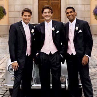 Wedding, Pink, Black, , Tux, Suits, Men - Another idea for the men Tweed Groom, Wedding Suits Men Black, Groom Suit Black, Black Wedding Decorations, Light Pink Wedding, Pink Wedding Theme, Outfits Hombre, Blush Pink Weddings, Tuxedo Wedding