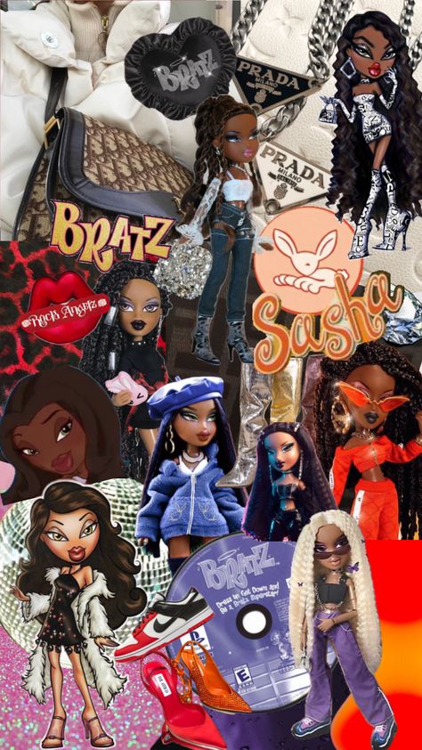 Sasha 🐰✨ #sasha #sashabratz #bratzsasha #bratz #bratzaesthetic 2000s Wallpaper, Pink Canvas Art, Pretty Wallpaper Ipad, Black Bratz Doll, Bratz Doll Outfits, Brat Doll, Cute Lockscreens, Romantic Wallpaper, Pretty Wallpapers Tumblr