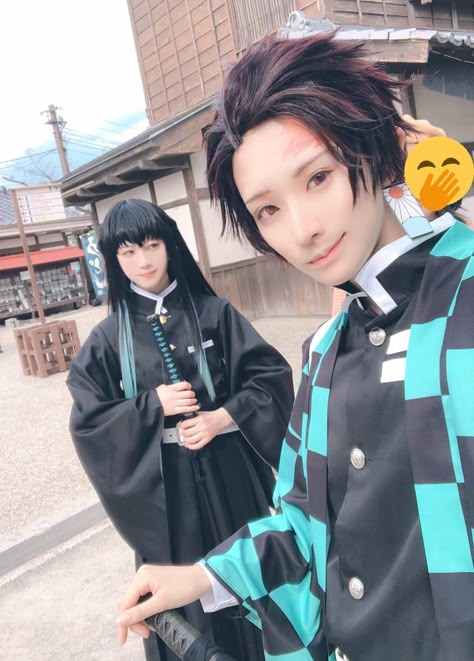 Tanjiro Cosplay, Demon Slayer Cosplays, Tanjiro X Muichiro, Kny Cosplay, Muichiro And Yuichiro, Couples Cosplay, Demon Slayer Cosplay, Muichirou Tokitou, Anime W