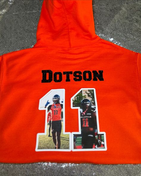 #11 🤍 custom football hoodie!🏈 DM or TEXT (313)318-0114 to place an order📲| #jaicreativecollection🎀 #basketballseason #footballseason #basketball #custombasketballhoodie #custombasketball #custombasketballhoodie #basketballgirlfriend #detroitsmallbusiness #customhoodie #customphotohoodie #proudbasketballgirlfriend #supportdetroitblackbusinesses #southfieldbusiness #smalldetroitbusinesses #proudgirlfriend Custom Basketball Hoodie, Basketball Girlfriend, Football Girlfriend, Basketball Season, Custom Basketball, Senior Night, Place An Order, Custom Football, Game Day Shirts