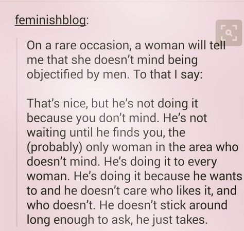 Feminist inspiration from @feministastic on Instagram: Objectification Of Women, Radical Feminism, Intersectional Feminism, Riveting, Faith In Humanity, What’s Going On, Timeline Photos, Social Justice, Thought Provoking