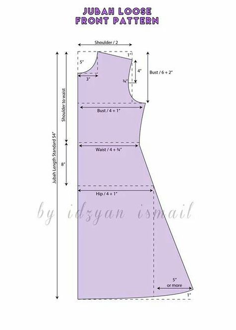 Layer Dress Pattern, Layered Dress Pattern, Pola Dress, Pola Blus, Abaya Pattern, Basic Dress Pattern, Projek Menjahit, Sewing Sleeves, Sewing Measurements