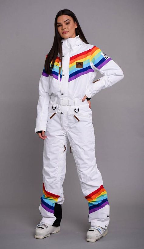 Ski Suit Mens, Skiwear Women, Mens Ski Pants, Womens Ski Pants, Womens Ski, Rainbow Road, Ski Jacket Mens, Ski Suit, Skiing Outfit