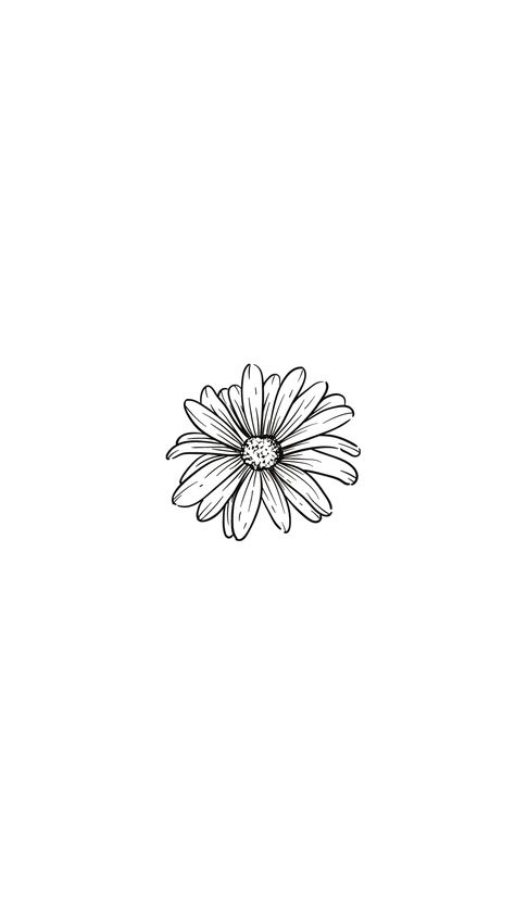 Linework Daisy Tattoo, Margarita Tattoo Design, Daisy Tattoo Outline, Daisy Tattoo Stencil, Margherita Tattoo, Margarita Flower Tattoo, Realistic Daisy Tattoo, Camomile Tattoo, Black And White Daisy Tattoo