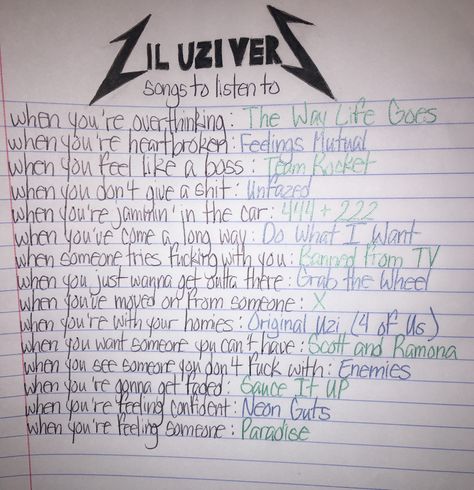 lil uzi vert songs to listen to Rappers To Listen To, The Way Life Goes Lil Uzi Vert Lyrics, The Way Life Goes Lil Uzi Vert, Lil Peep Songs To Listen To When, Instagram Captions Lyrics Rap, Songs To Listen To, Lil Uzi Vert Album Cover, Lil Uzi Vert Quotes, Lil Uzi Vert Lyrics