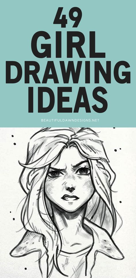 As I start my drawing journey, I've been practicing how to draw a girl tutorials. These are lall female character sketch ideas that I love! #draw How To Draw Different Expressions, How To Drawing People, How To Draw Female Characters, Female Portrait Drawing Sketch, Drawing People Tutorial Step By Step, Drawing Ideas Aesthetic People, Personality Drawing Ideas, How To Draw People Sketches, Basic Cartoon Drawing