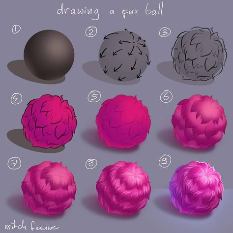 Drawing fur can be tricky, using groups of hair makes it a bit easier to manage. New tutorial Im making for next patreon lesson. Thete I… Drawing Fur, Mitch Leeuwe, Photo Star, Digital Painting Techniques, Instagram Drawing, Casual Art, Illustration Doodle, Digital Art Beginner, Digital Painting Tutorials