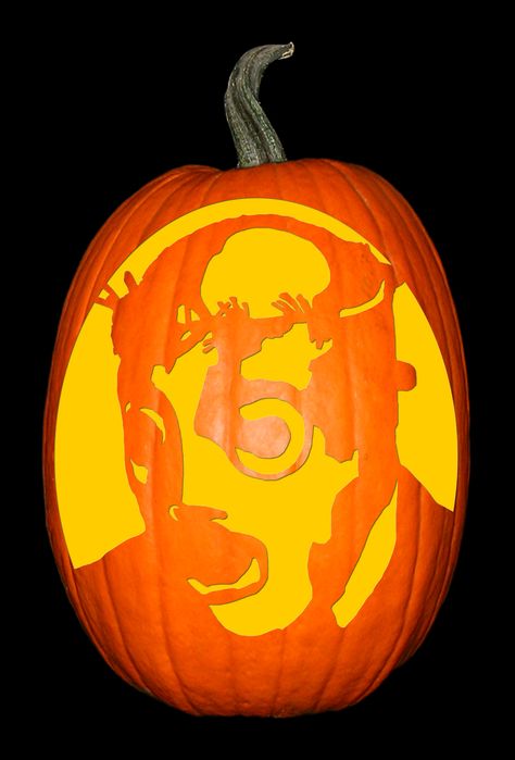 Slipknot Pumpkin Carving, Slipknot Pumpkin, Punkin Stencils, Amazing Pumpkin Carving, Pumpkin Carving Designs, Pumpkin Carvings, Pumpkin Designs, Pumpkin Carving Patterns, Artificial Pumpkins