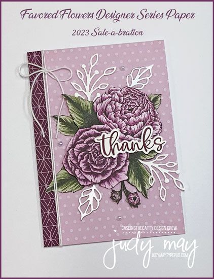 Thank U Cards, Stampin Up Karten, Soft Background, Hanging Craft Ideas, Fancy Flowers, Purple Cards, Hanging Craft, Hand Made Greeting Cards, Making Greeting Cards