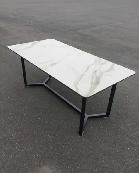 Center table available DM for order #namaslay #namaslaycustomstore #namaslaydecor Table Base Design, Dining Room Table Marble, Dining Table Design Modern, Simple Dining Table, Industrial Design Furniture, Woodworking Furniture Plans, Boardroom Table, Outdoor Furniture Decor, Dining Table Legs