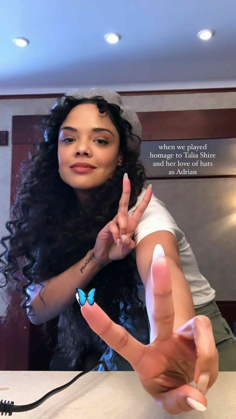 Bianca Creed, Tessa Thompson Creed, Human Human, Tessa Thompson, Curly Hair Styles Easy, Marvel Women, Stories Instagram, Role Models, Celebrity Crush