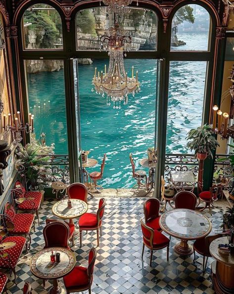 Seaside Restaurant, Hotel Design, San Sebastian, The Restaurant, Beautiful Architecture, Cafe Design, Dream House Decor, Hotel Restaurant, Restaurant Design