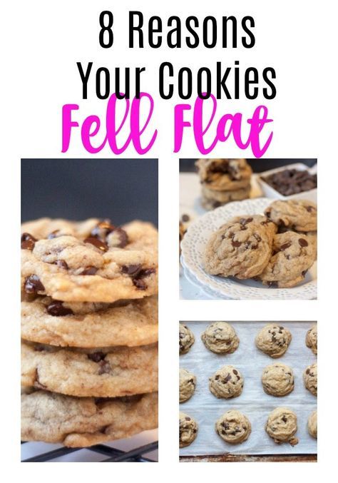 Flat Cookies, Truffle Cookies, Baking Secrets, Perfect Cookies, Sugar Free Baking, Make Chocolate Chip Cookies, Cookie Hacks, Baking Basics, Baking Science