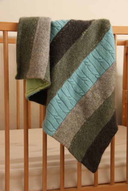 101 Things You Can Make With An Old Sweater! {OK…More Like 27 Things}One Good Thing by Jillee | One Good Thing by Jillee Upcycled Sweater Blanket, Cashmere Baby Blanket, Thrift Shop Finds, Recycled Sweaters, Recycled Sweater, Old Sweater, Blanket Sweater, Upcycle Sweater, Trendy Home Decor