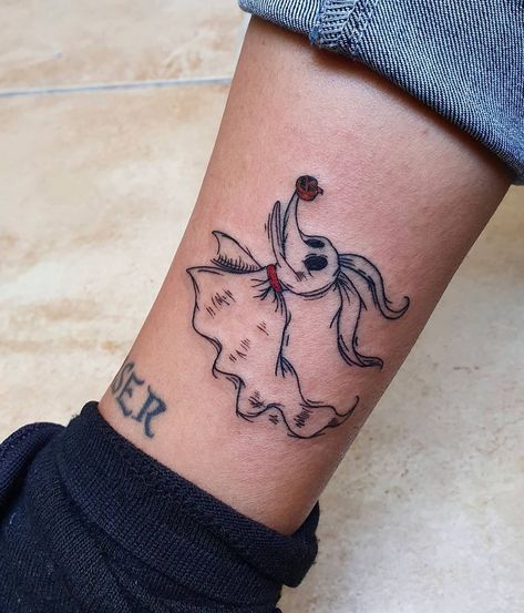 Nightmare Before Christmas Dog Tattoo, Nightmare Before Christmas Patchwork Tattoo, Zero Tim Burton Tattoo, Nbc Zero Tattoo, Vampire Teddy Nightmare Before Christmas Tattoo, Zero Tattoo Tim Burton, Small Zero Tattoo, Jack Sally And Zero Tattoo, Zero Nbc Tattoo