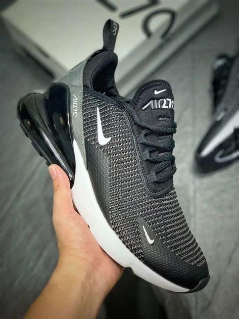 Nike 2BQT11 Air Max 270 for womens mens for sale at USD $75 from sizes EU36EU45.Order contact shoesuu@hotmail.com Nike Air Max 270 Black, Adidas Shoes Yeezy, Yeezy Boots, Buy Sneakers, Boost Shoes, Tenis Nike, Nike Air Shoes, Air Max Shoes, Nike Shoes Air Max