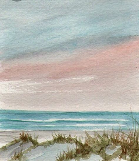 Canvas For Beginners, Canvas Painting Ideas, Watercolor Paintings For Beginners, Watercolor Sunset, Watercolor Landscape Paintings, 수채화 그림, Brown Art, Sunset Art, Arte Sketchbook