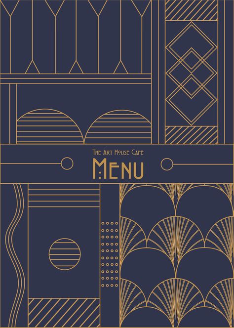 Art Deco Cafe Design, Art Deco Graphic Design Inspiration, Art Deco Lines Pattern, Art Deco Event Design, Art Deco Typography Poster, Roaring 20s Graphic Design, Art Deco Vibes, Art Deco Design Graphics Illustrations, Speakeasy Graphic Design