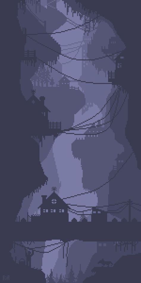 Pixel Art Background Iphone, Pixel Art Monochrome, Monochrome Pixel Art, Wallpaper Pixel, Pixelated Art, Castlevania Wallpaper, Pixel Art Landscape, Creepy Backgrounds, Pixel Art Background