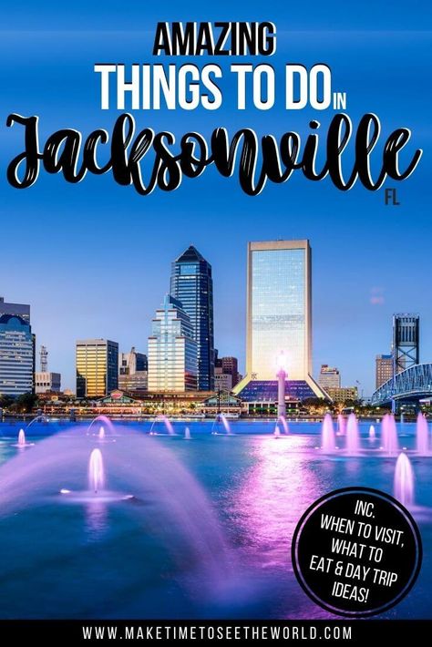 Perfect for first-time visitors, our guide to 10 Amazing Things to do in Jacksonville Florida also includes a Handy Jacksonville Travel Guide covering where to stay, the best time to visit and more! *** Jacksonville FL | Jacksonville Florida | Things to do in Jacksonville | Jacksonville Things to do | Best Time to Visit Jacksonville | Where to stay in Jacksonville | Attractions in Jacksonville | Jacksonville Attractions #Jacksonville #Florida #USATravel Jackson Ville Florida, Jacksonville Things To Do, Things To Do In Jacksonville Florida, Downtown Jacksonville Florida, Jacksonville Restaurants, Jacksonville Beach Florida, Day Trip Ideas, Unique Date Ideas, Florida Travel Guide