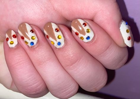 Elvis Presley inspired nails Elvis Nail Design, Elvis Nails Ideas, Elvis Nails Art, Elvis Presley Nails, Elvis Nails, Future Nails, Inspired Nails, Elvis Presley, Christmas Nails